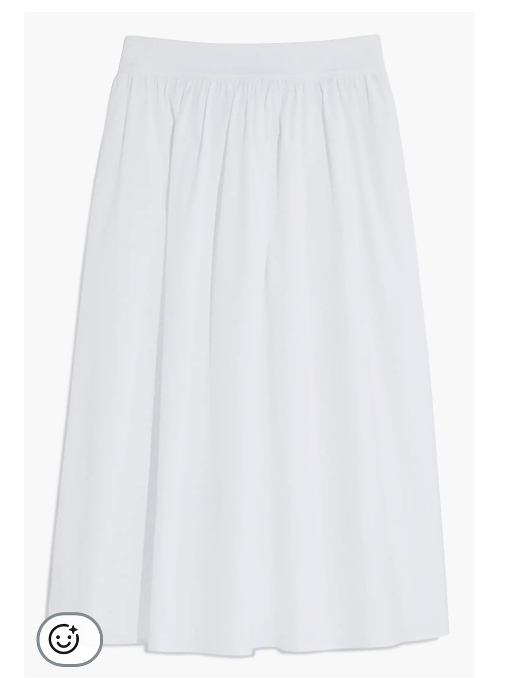 Vineyard Vines Cotton Stretch Poplin Midi Skirt size medium
